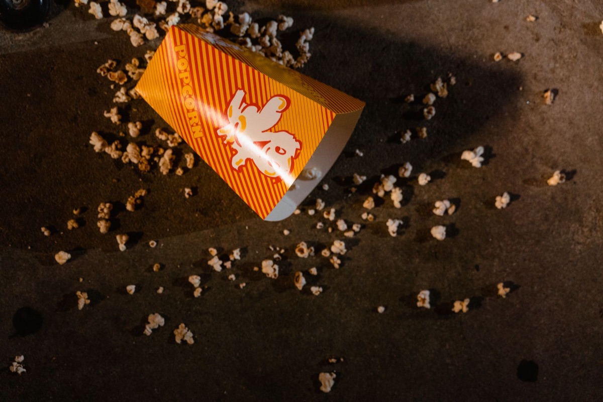Frisches Popcorn im Kino