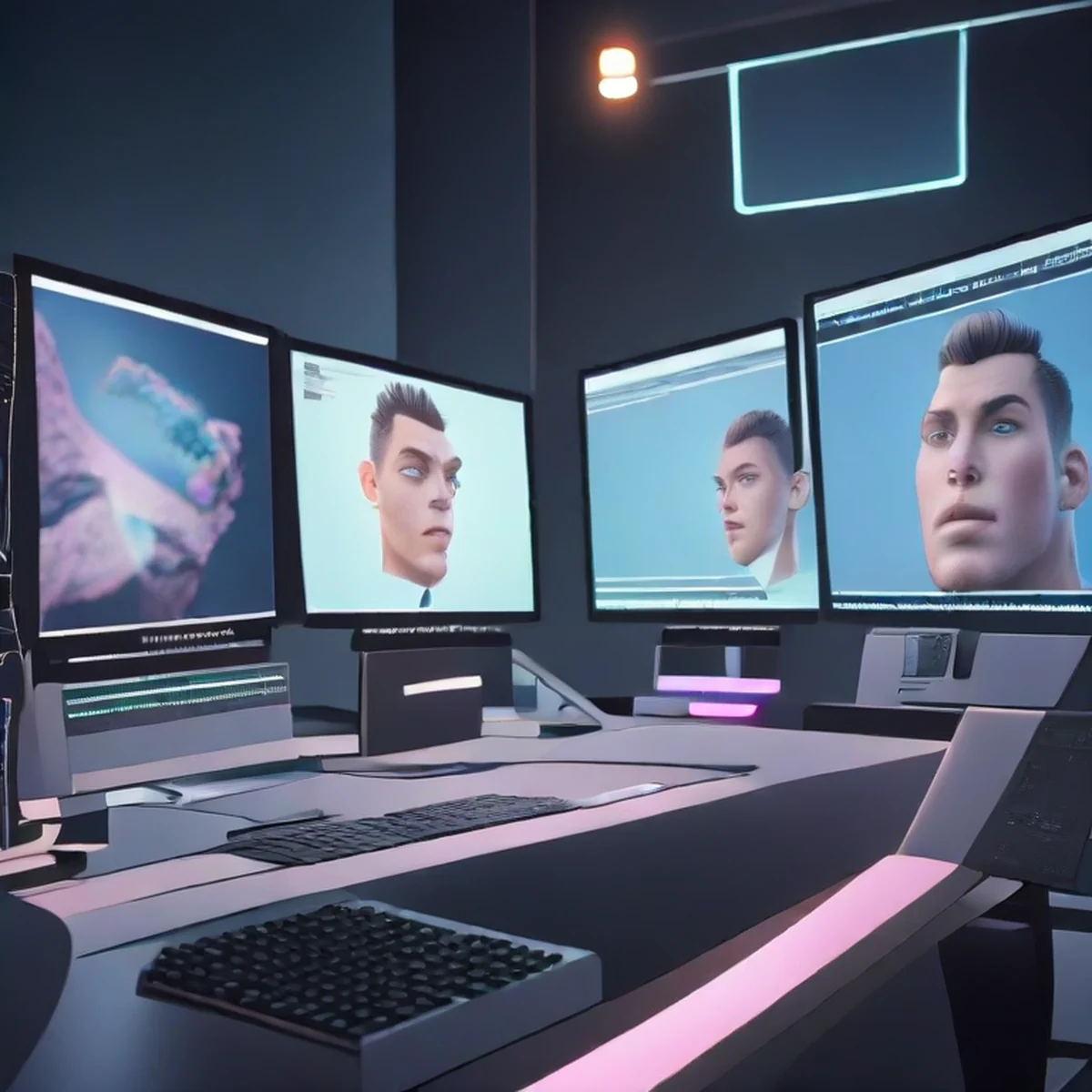 High-Tech Visual Effects Studio Setups