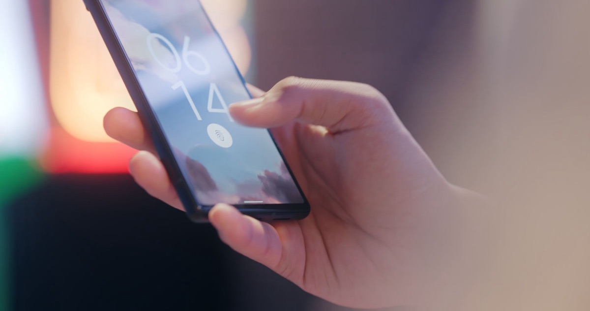 Telefoon scherm met videostream